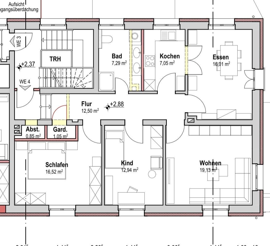 4 bedroom flat to rent, 100 m², Aschaffenburger Straße 3, Schöllkrippen, Bavaria 4 bedroom flat to rent, 100 m², Aschaffenburger Straße 3, Schöllkrippen, Bavaria