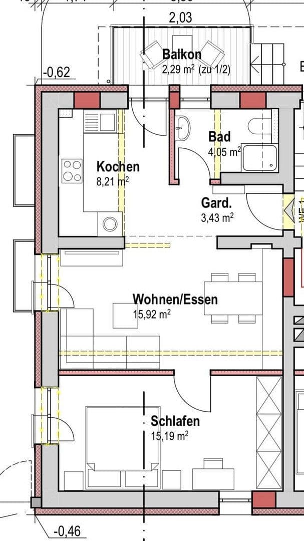 2 bedroom flat to rent, 52 m², Aschaffenburger Straße 3, Schöllkrippen, Bavaria 2 bedroom flat to rent, 52 m², Aschaffenburger Straße 3, Schöllkrippen, Bavaria