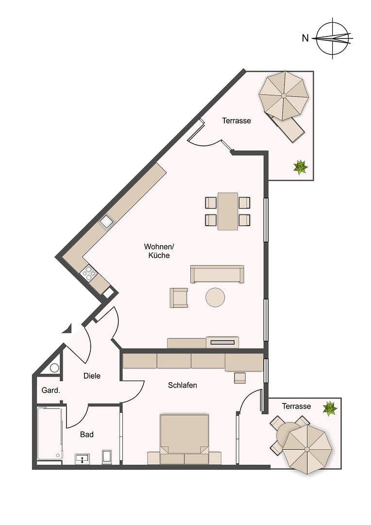2 bedroom flat to rent, 59 m², Fohlenbergstraße 7, Marbach am Neckar, Baden-Württemberg 2 bedroom flat to rent, 59 m², Fohlenbergstraße 7, Marbach am Neckar, Baden-Württemberg