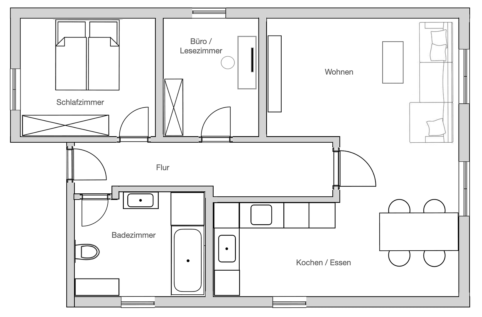 3 bedroom flat to rent, 78 m², Tegernheim, Bavaria 3 bedroom flat to rent, 78 m², Tegernheim, Bavaria