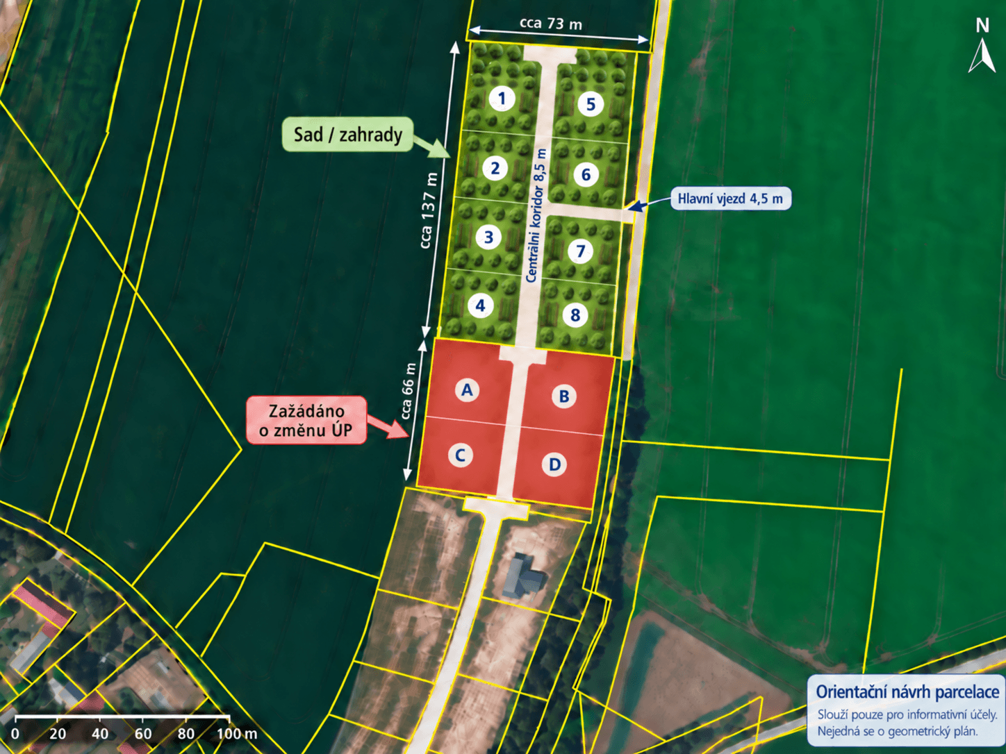 plot for sale, 1,050 m², Vysoká, Středočeský Region plot for sale, 1,050 m², Vysoká, Středočeský Region