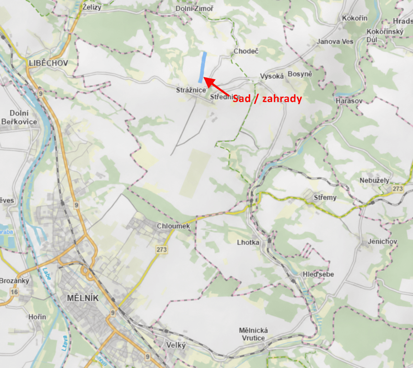plot for sale, 1,050 m², Vysoká, Středočeský Region plot for sale, 1,050 m², Vysoká, Středočeský Region