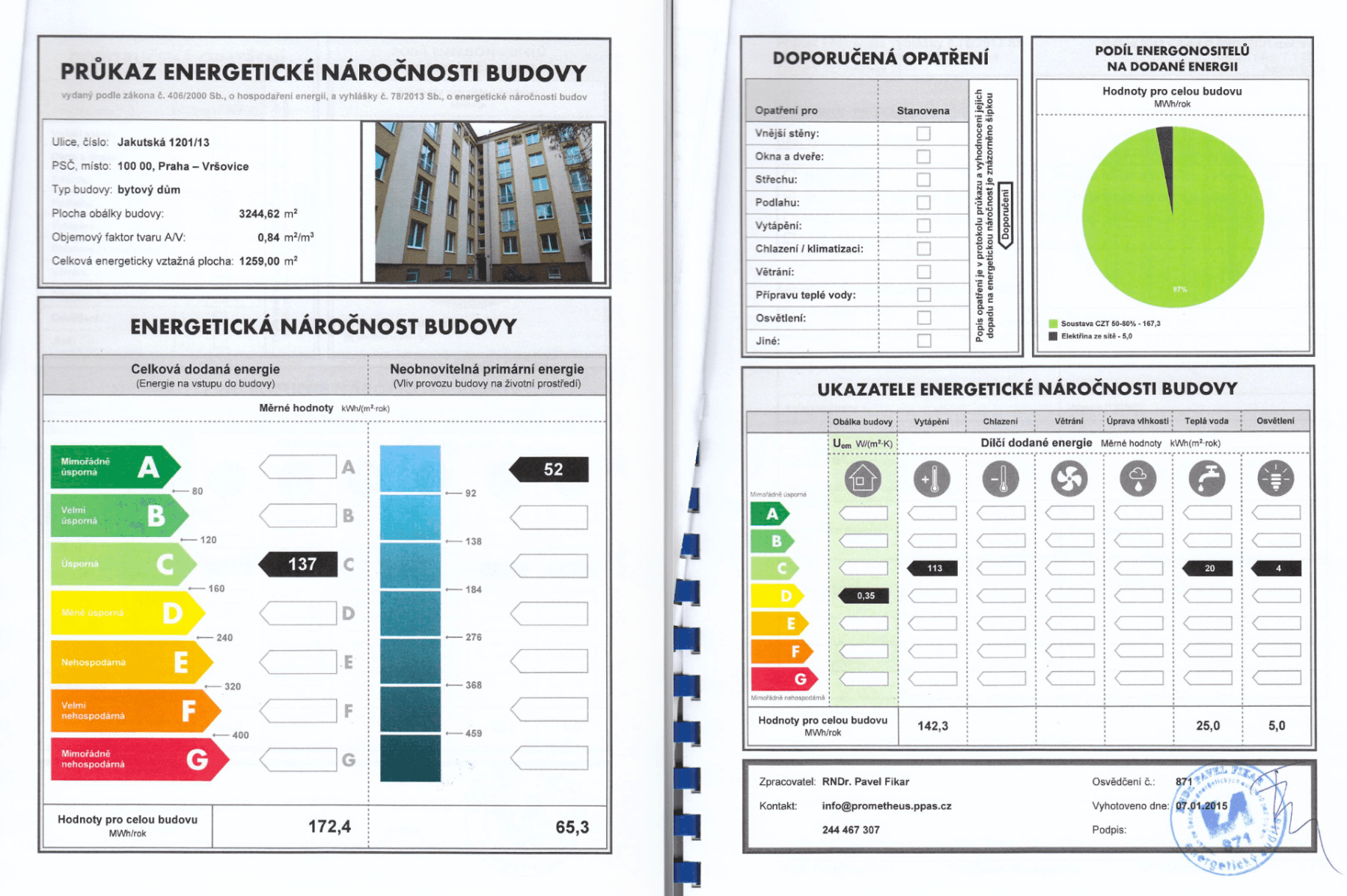 2 bedroom with open-plan kitchen flat for sale, 72 m², Jakutská, Prague, Prague 2 bedroom with open-plan kitchen flat for sale, 72 m², Jakutská, Prague, Prague