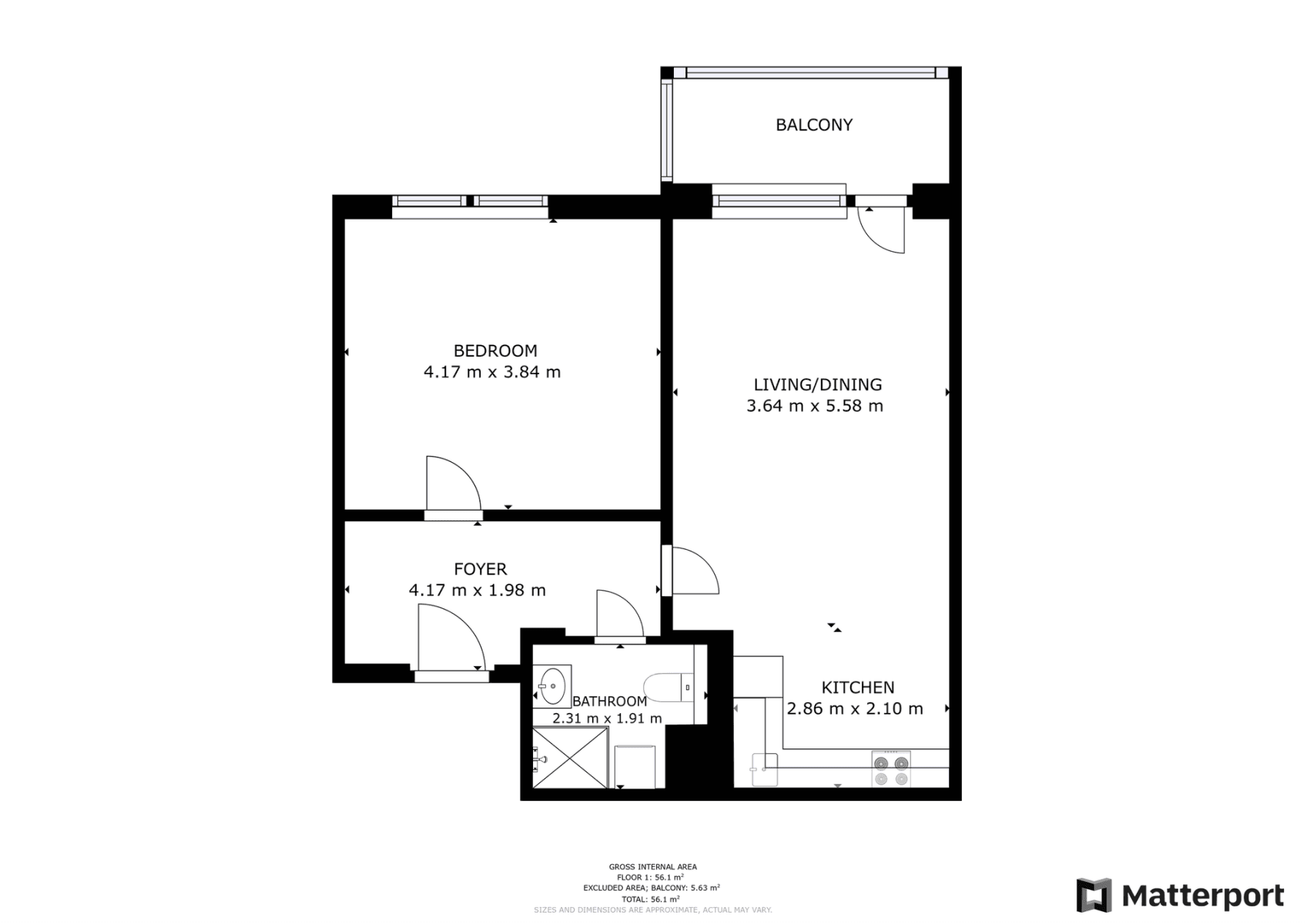 1 bedroom with open-plan kitchen flat to rent, 55 m², Sobí, Prague, Prague 1 bedroom with open-plan kitchen flat to rent, 55 m², Sobí, Prague, Prague