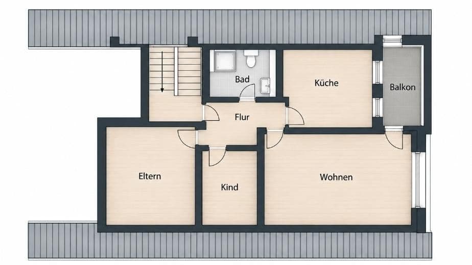3 bedroom flat for sale, 67 m², Neusäß, Bavaria 3 bedroom flat for sale, 67 m², Neusäß, Bavaria