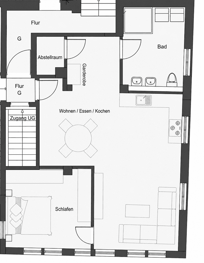 2 bedroom flat to rent, 65 m², Ilshofen, Baden-Württemberg 2 bedroom flat to rent, 65 m², Ilshofen, Baden-Württemberg