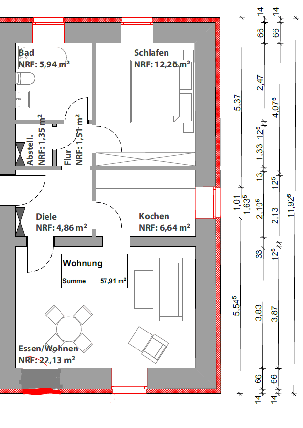 2 bedroom flat to rent, 58 m², Regensburg, Bavaria 2 bedroom flat to rent, 58 m², Regensburg, Bavaria
