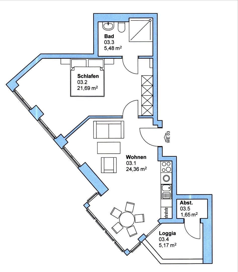 2 bedroom flat to rent, 55 m², Stade, Lower Saxony 2 bedroom flat to rent, 55 m², Stade, Lower Saxony