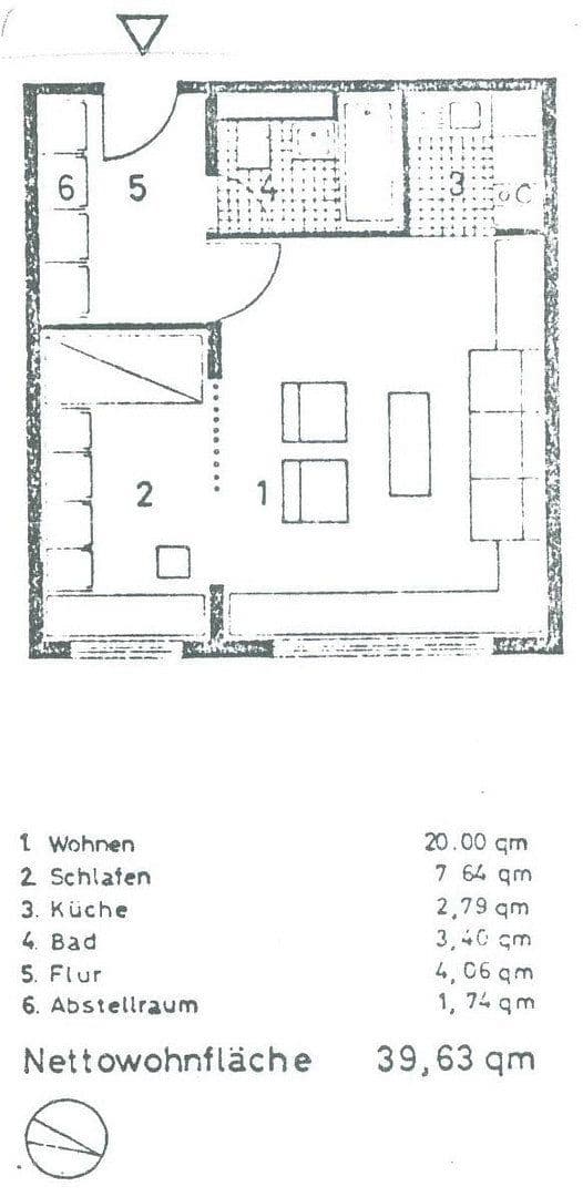 Studio flat to rent, 40 m², Lindenstr. 27, Peine, Lower Saxony Studio flat to rent, 40 m², Lindenstr. 27, Peine, Lower Saxony