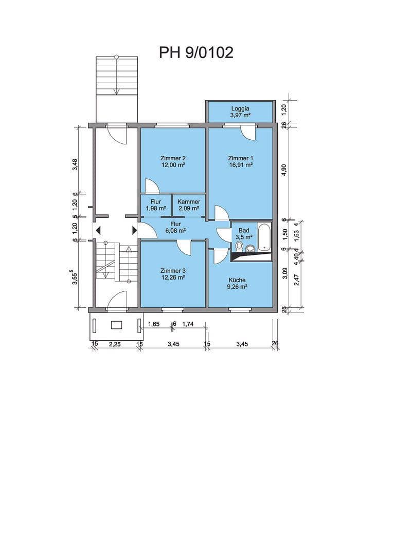 3 bedroom flat to rent, 66 m², Pilzheide 11, Heideblick, Brandenburg 3 bedroom flat to rent, 66 m², Pilzheide 11, Heideblick, Brandenburg