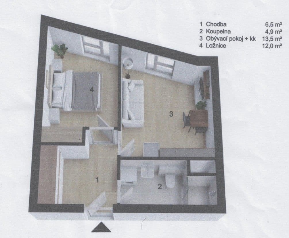1 bedroom with open-plan kitchen flat to rent, 38 m², U Štěpánků, Hořovice, Středočeský Region 1 bedroom with open-plan kitchen flat to rent, 38 m², U Štěpánků, Hořovice, Středočeský Region