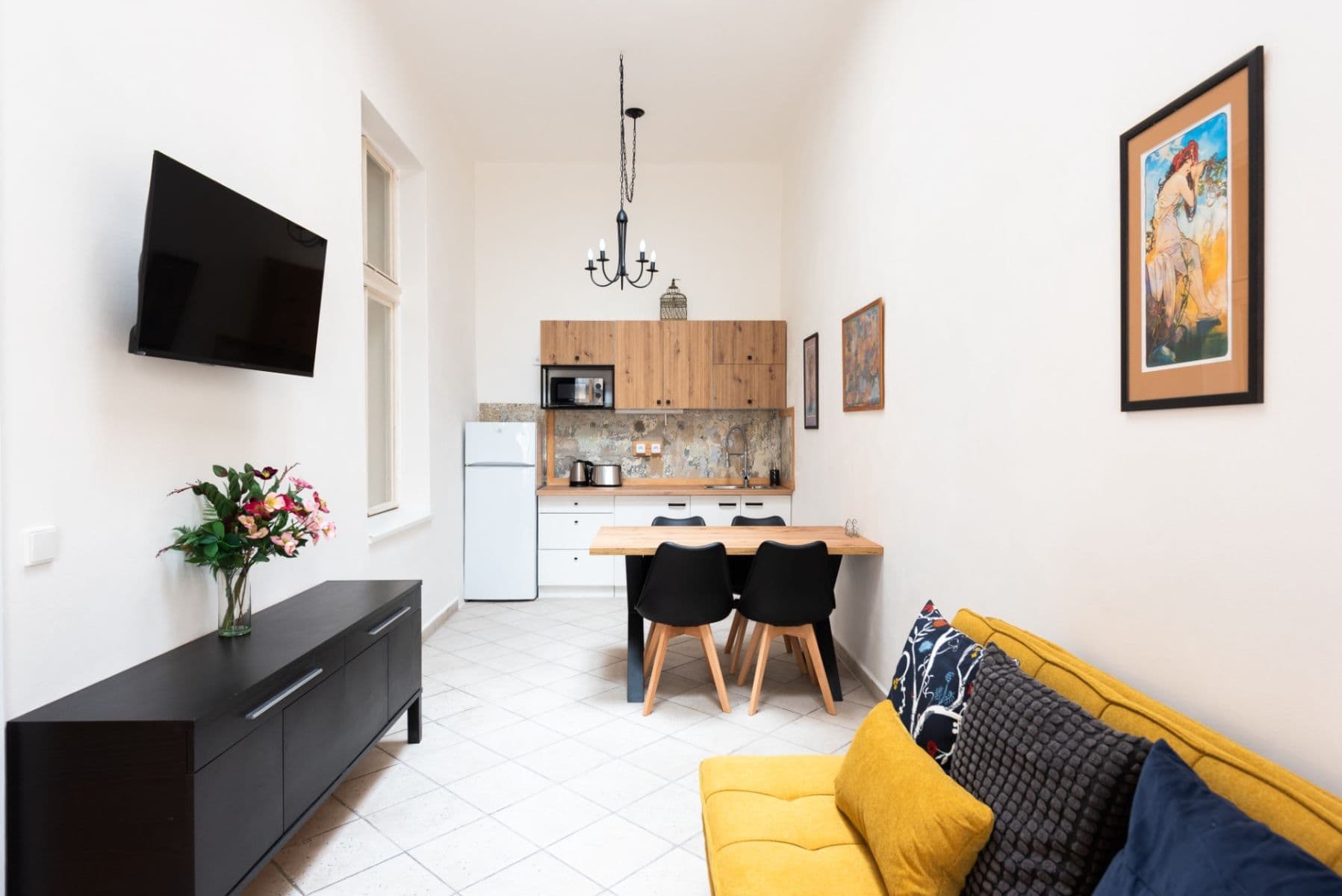 1 bedroom with open-plan kitchen flat to rent, 65 m², Sokolovská, Prague, Prague 1 bedroom with open-plan kitchen flat to rent, 65 m², Sokolovská, Prague, Prague