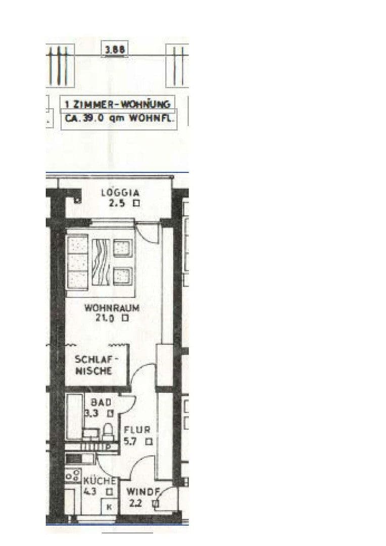 1 bedroom flat for sale, 39 m², Bremen Gröpelingen, Bremen 1 bedroom flat for sale, 39 m², Bremen Gröpelingen, Bremen
