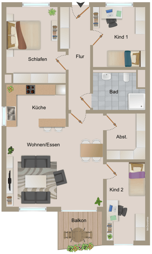 4 bedroom flat to rent, 97 m², Eidinghausener Str. 25, Bad Oeynhausen, North Rhine-Westphalia 4 bedroom flat to rent, 97 m², Eidinghausener Str. 25, Bad Oeynhausen, North Rhine-Westphalia