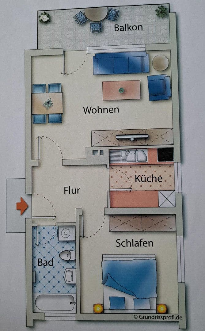 2 bedroom flat to rent, 49 m², Filderstadt, Baden-Württemberg 2 bedroom flat to rent, 49 m², Filderstadt, Baden-Württemberg