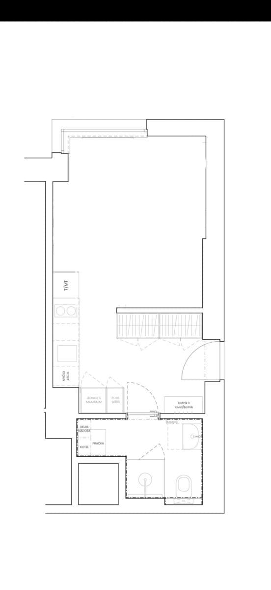 Studio flat to rent, 27 m², Pod Drinopolem, Prague, Prague Studio flat to rent, 27 m², Pod Drinopolem, Prague, Prague