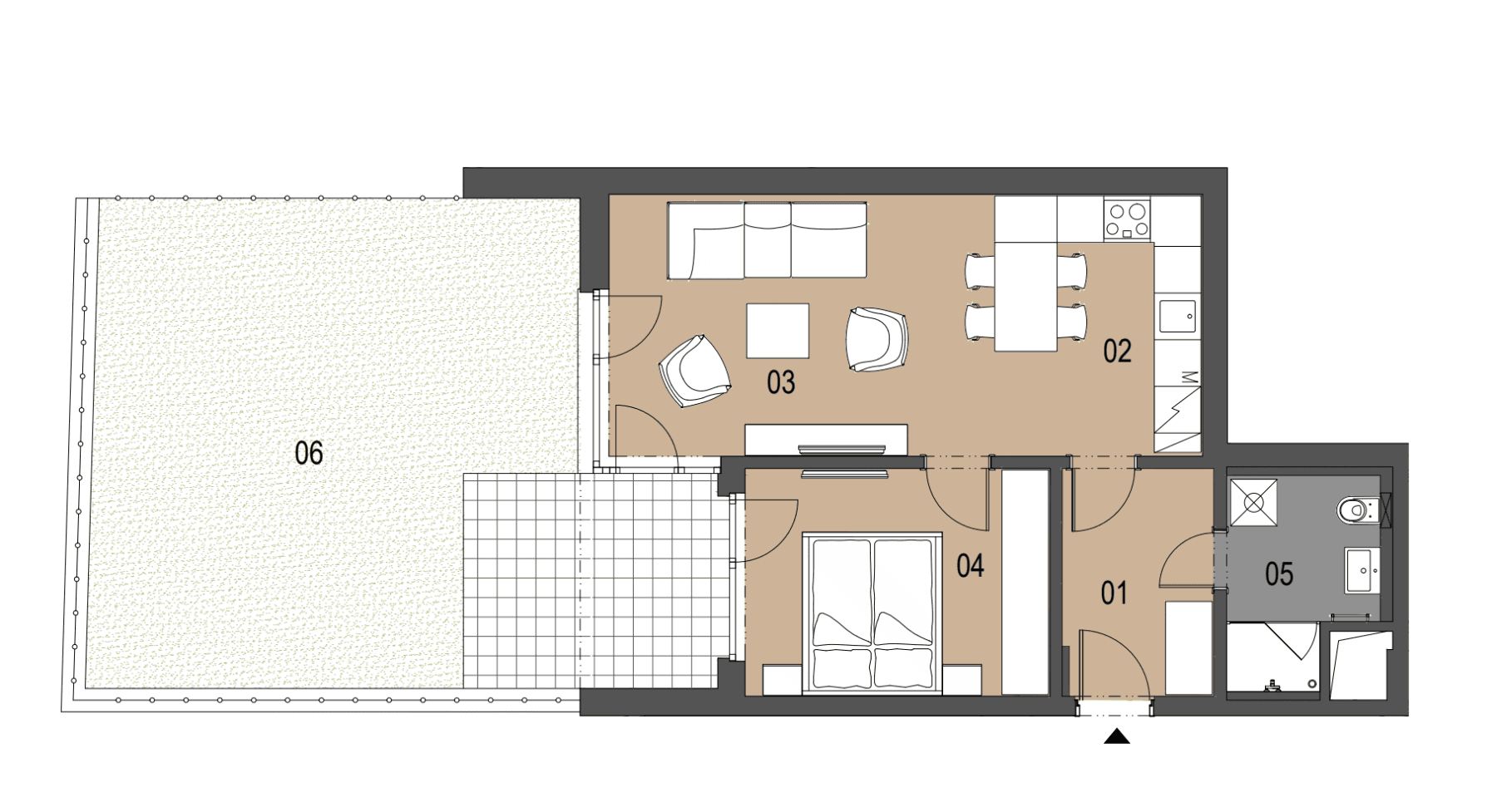 1 bedroom with open-plan kitchen flat for sale, 52 m², Plzeňská, Prague, Prague 1 bedroom with open-plan kitchen flat for sale, 52 m², Plzeňská, Prague, Prague