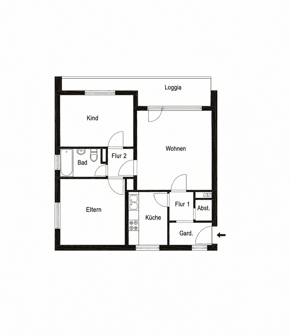 3 bedroom flat to rent, 72 m², München, Bavaria 3 bedroom flat to rent, 72 m², München, Bavaria