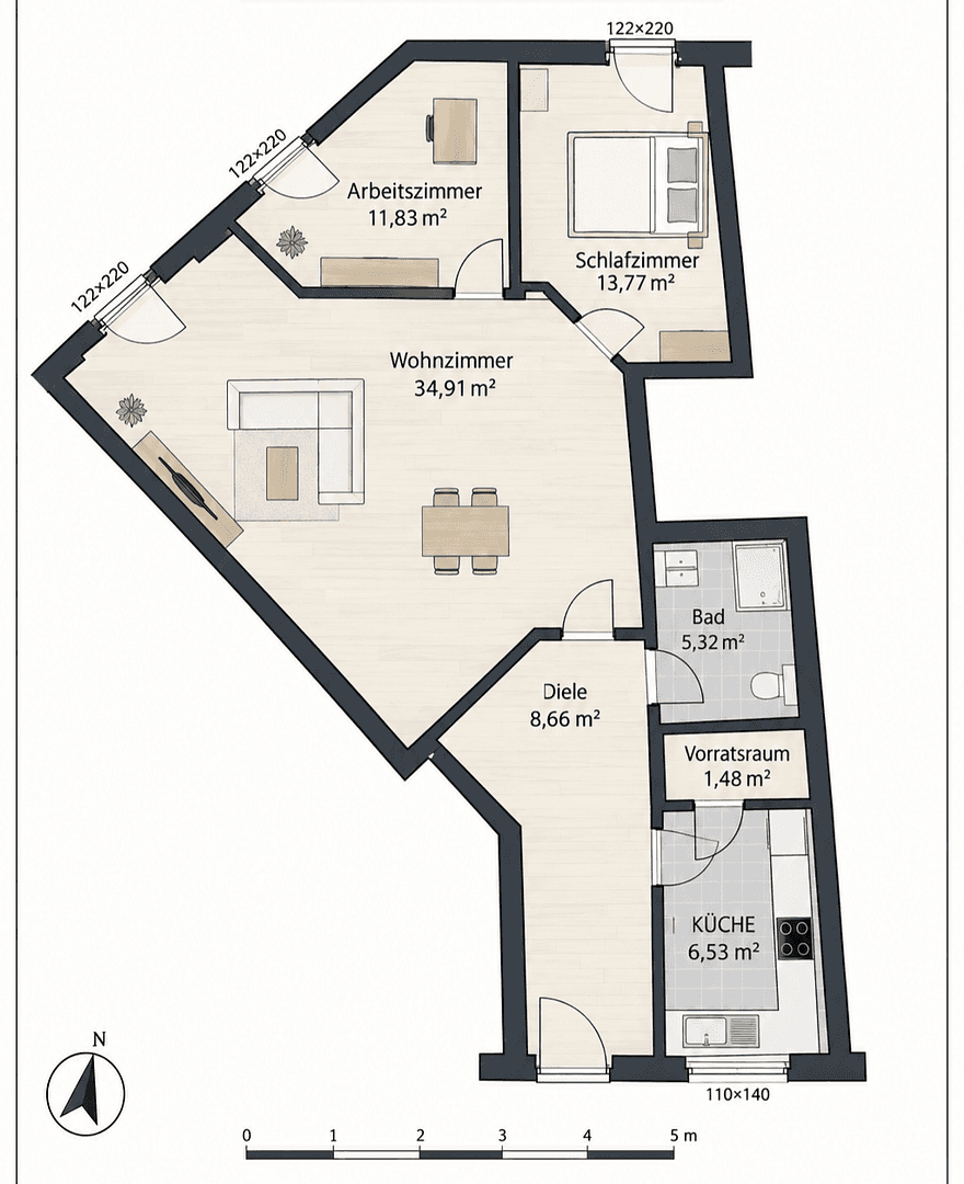 3 bedroom flat for sale, 83 m², Frechen, North Rhine-Westphalia 3 bedroom flat for sale, 83 m², Frechen, North Rhine-Westphalia