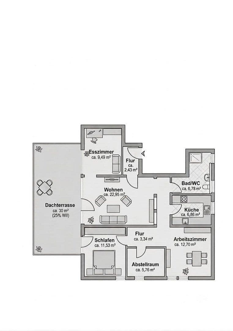2 bedroom with open-plan kitchen flat to rent, 89 m², Schuhgasse 18, Herrenberg, Baden-Württemberg 2 bedroom with open-plan kitchen flat to rent, 89 m², Schuhgasse 18, Herrenberg, Baden-Württemberg