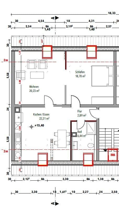 2 bedroom flat to rent, 62 m², Waldhofstraße 79-81, Mannheim, Baden-Württemberg 2 bedroom flat to rent, 62 m², Waldhofstraße 79-81, Mannheim, Baden-Württemberg