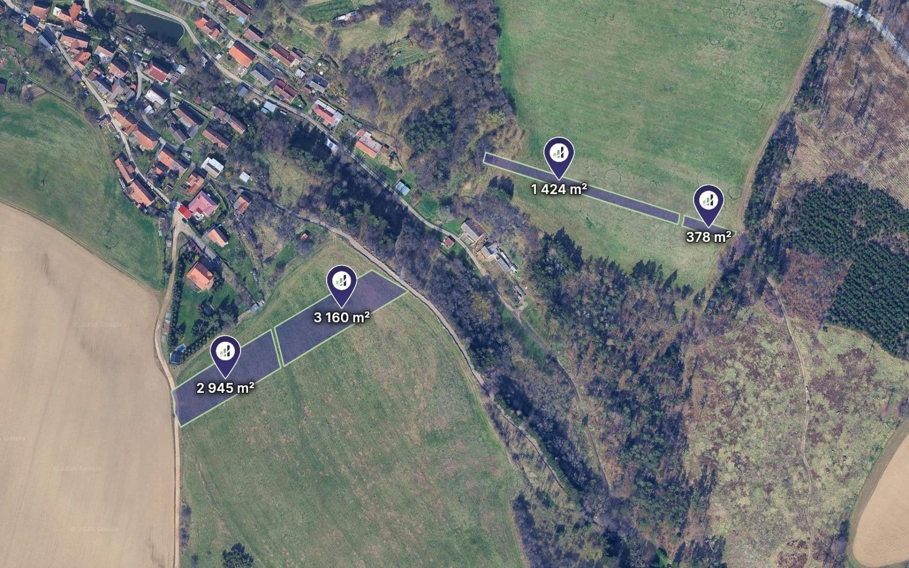 plot for sale, 1,581 m², Kulířov, Jihomoravský Region plot for sale, 1,581 m², Kulířov, Jihomoravský Region