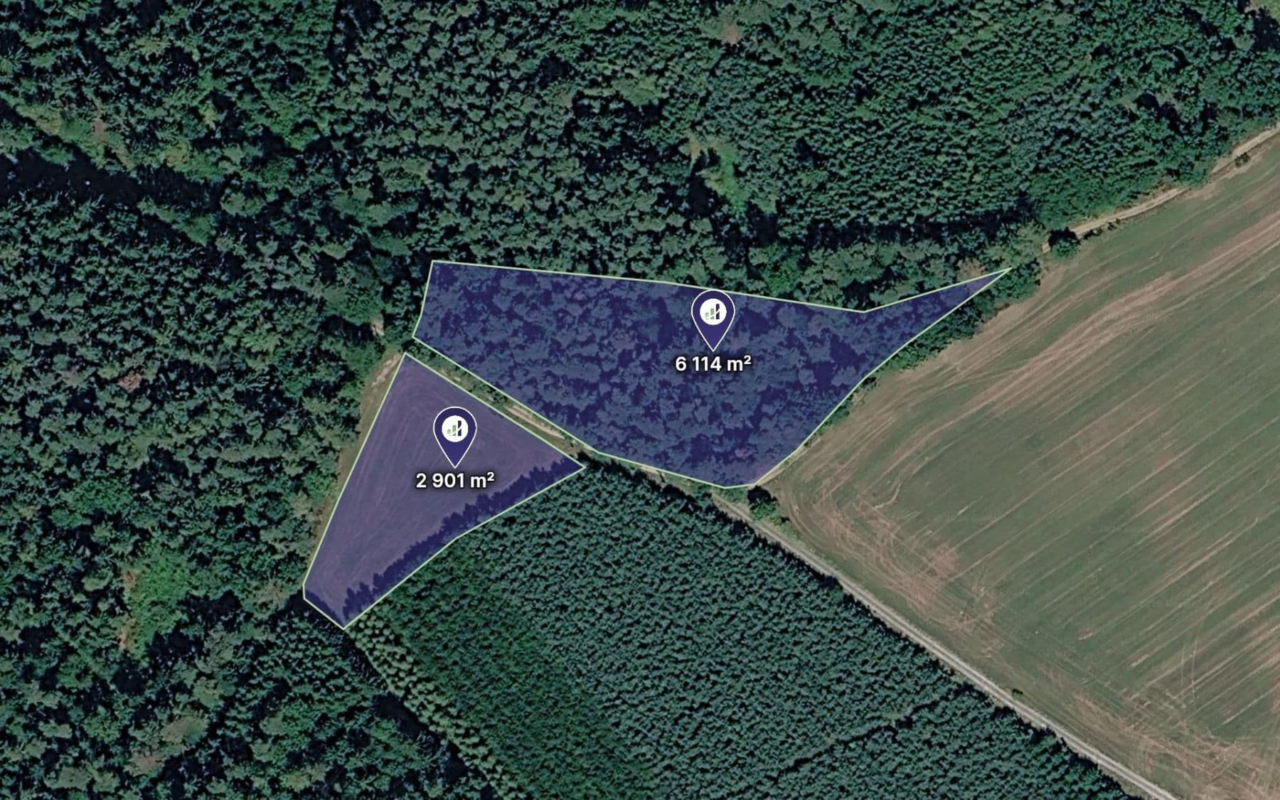 plot for sale, 7,381 m², Hrazany, Jihočeský Region plot for sale, 7,381 m², Hrazany, Jihočeský Region