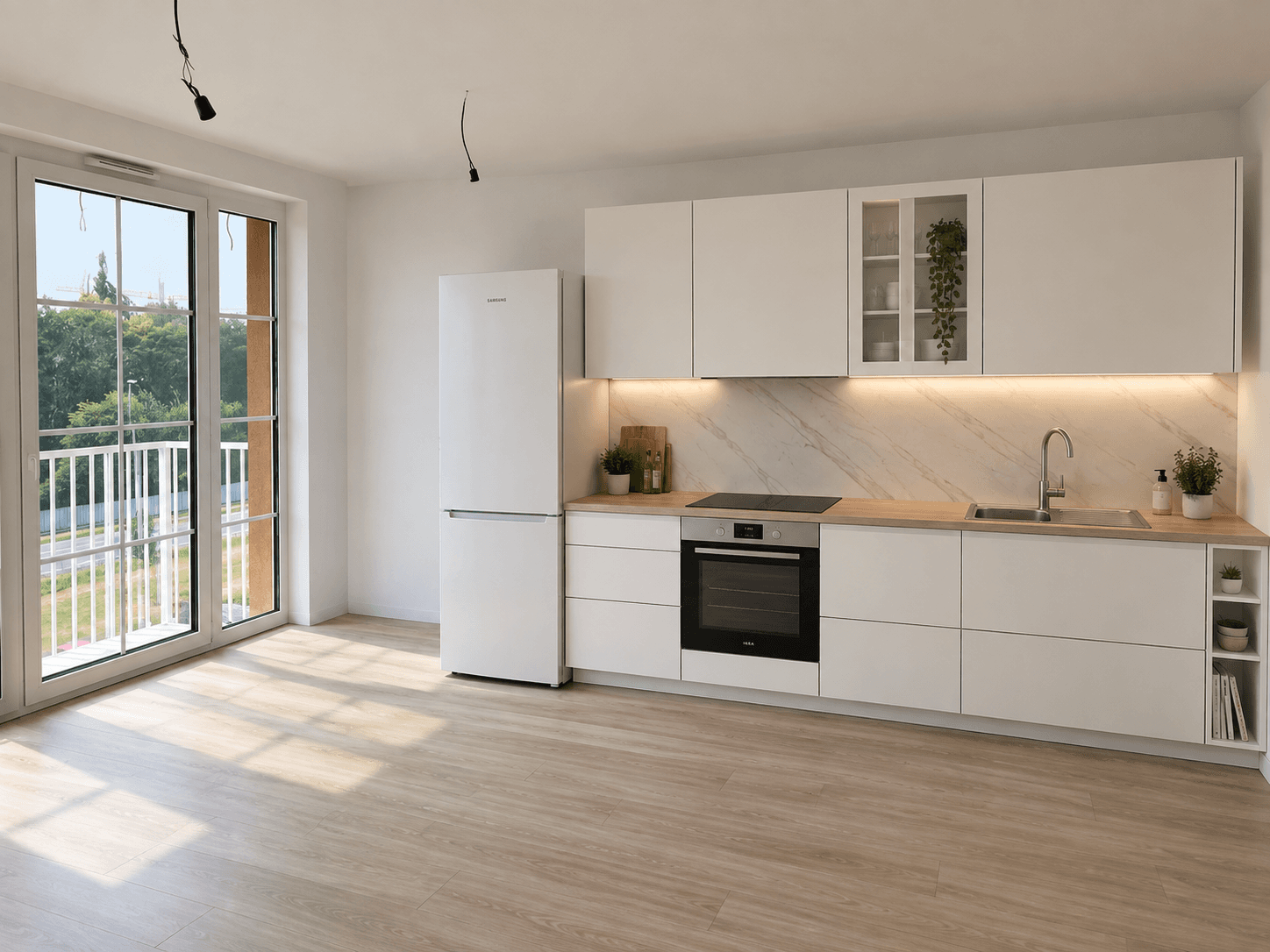 1 bedroom with open-plan kitchen flat to rent, 59 m², Mladoboleslavská, Prague, Prague 1 bedroom with open-plan kitchen flat to rent, 59 m², Mladoboleslavská, Prague, Prague