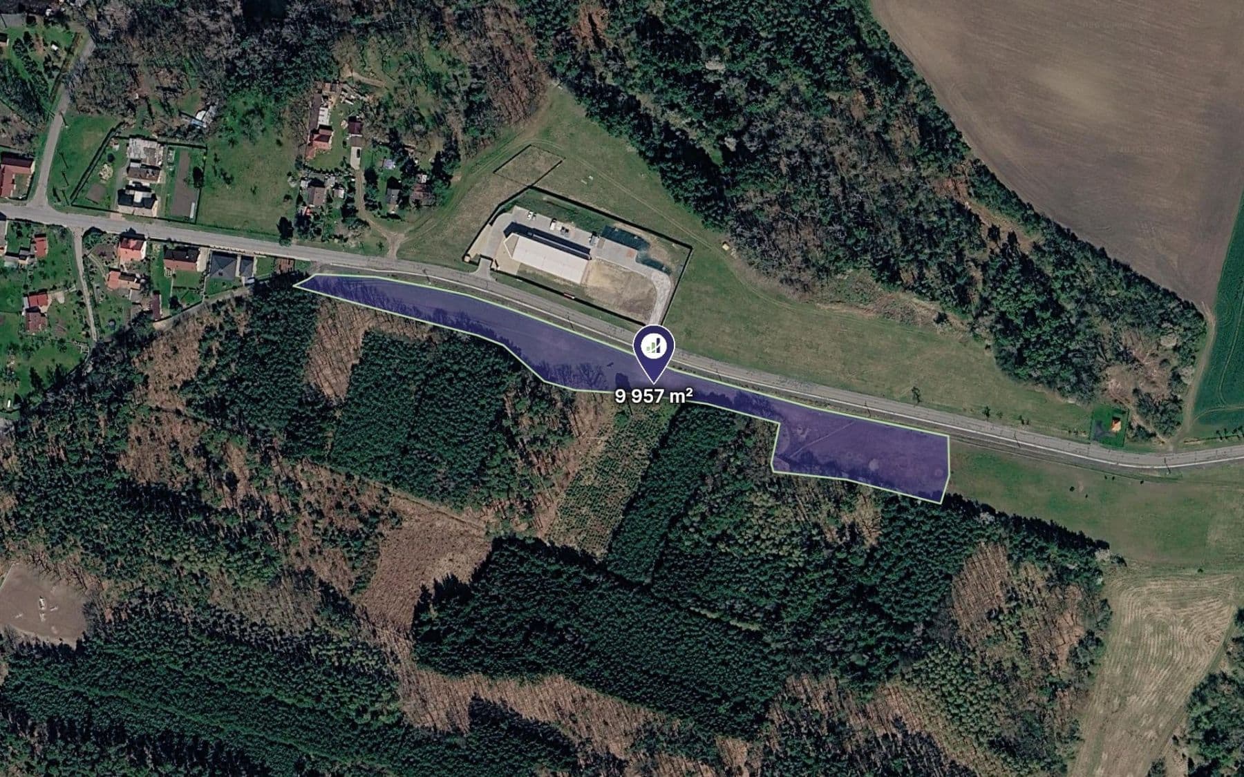 plot for sale, 9,957 m², Lipník, Středočeský Region plot for sale, 9,957 m², Lipník, Středočeský Region