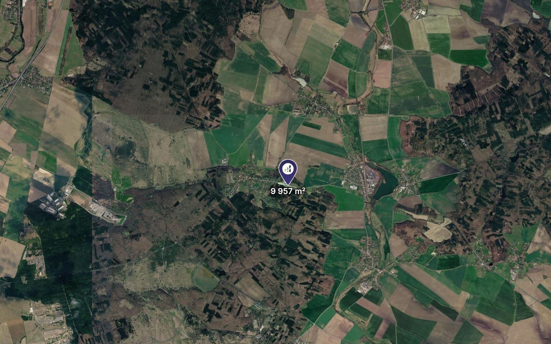 plot for sale, 9,957 m², Lipník, Středočeský Region plot for sale, 9,957 m², Lipník, Středočeský Region