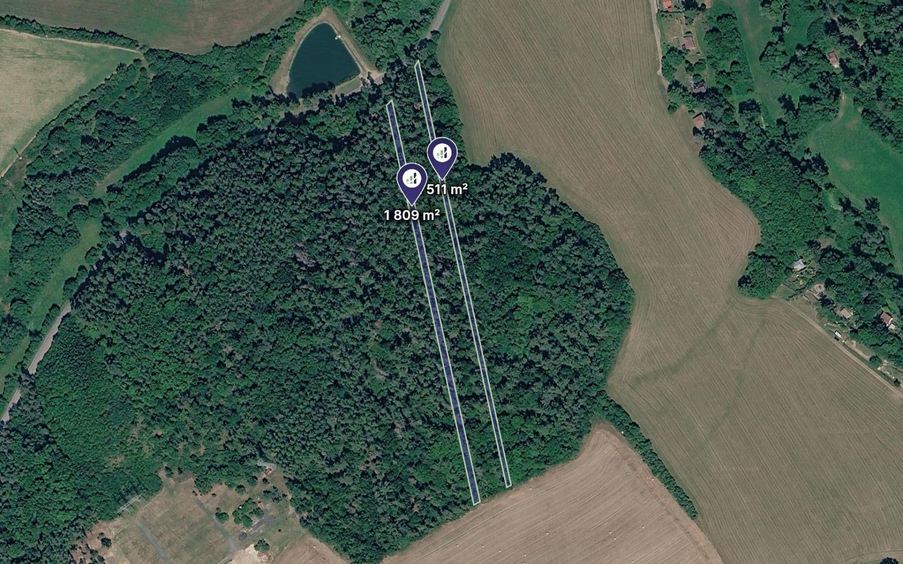 plot for sale, 3,320 m², Bratronice, Středočeský Region plot for sale, 3,320 m², Bratronice, Středočeský Region