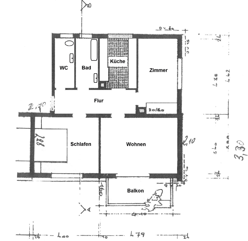 3 bedroom flat to rent, 62 m², Goethestraße 3, Hechingen, Baden-Württemberg 3 bedroom flat to rent, 62 m², Goethestraße 3, Hechingen, Baden-Württemberg