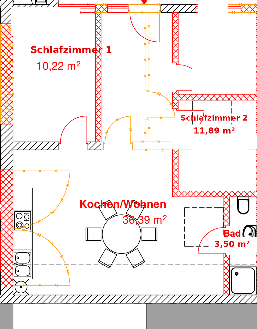 3 bedroom flat to rent, 62 m², Elisabethstraße 51-53, Krefeld, North Rhine-Westphalia 3 bedroom flat to rent, 62 m², Elisabethstraße 51-53, Krefeld, North Rhine-Westphalia