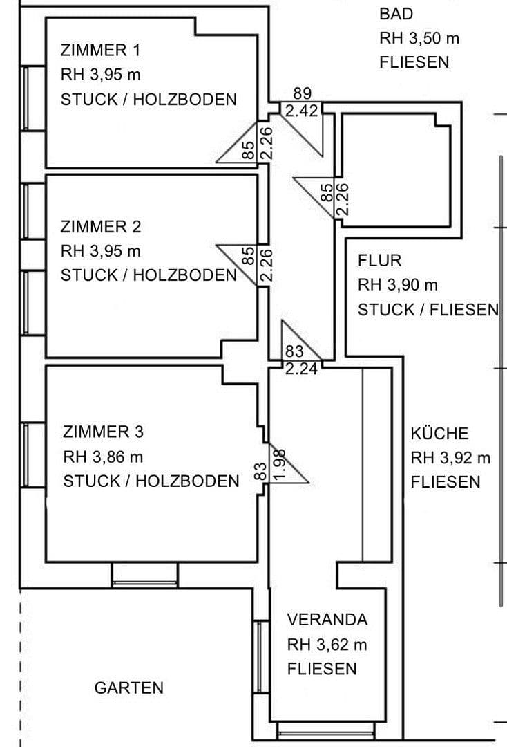 2 bedroom with open-plan kitchen flat to rent, 80 m², Wiesenstraße 47, Hamburg, Hamburg 2 bedroom with open-plan kitchen flat to rent, 80 m², Wiesenstraße 47, Hamburg, Hamburg