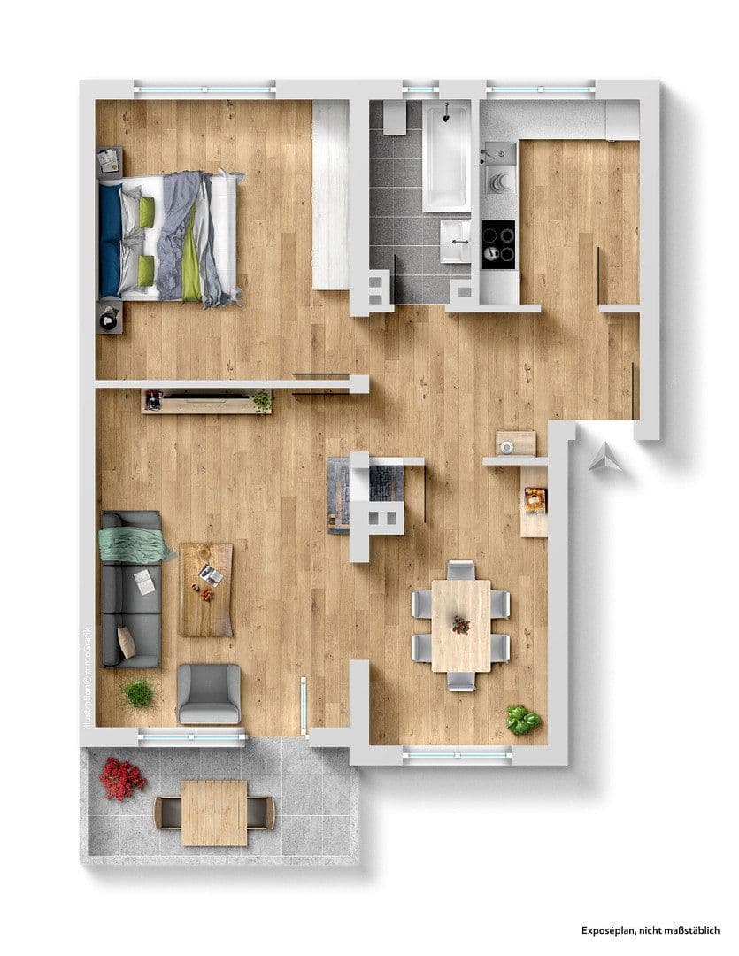 3 bedroom flat to rent, 68 m², Brabanterstr. 14, Kerpen, North Rhine-Westphalia 3 bedroom flat to rent, 68 m², Brabanterstr. 14, Kerpen, North Rhine-Westphalia