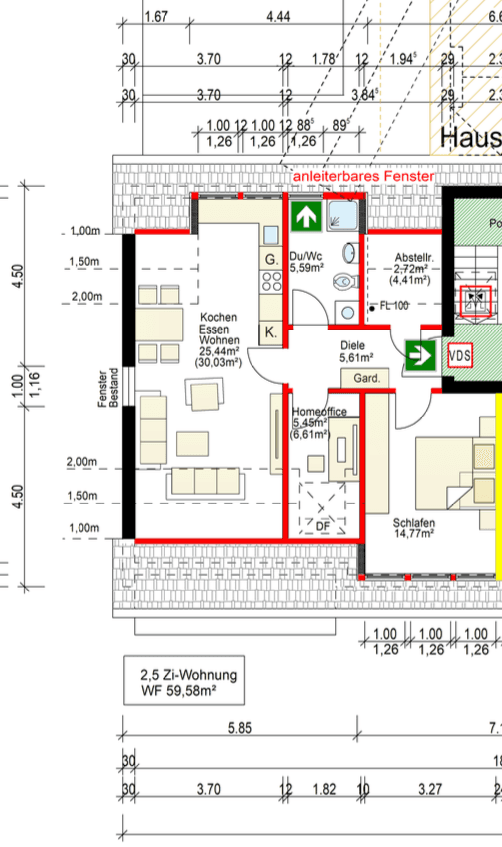 1 bedroom with open-plan kitchen flat for sale, 57 m², Kleiststraße 41, Ingolstadt, Bavaria 1 bedroom with open-plan kitchen flat for sale, 57 m², Kleiststraße 41, Ingolstadt, Bavaria