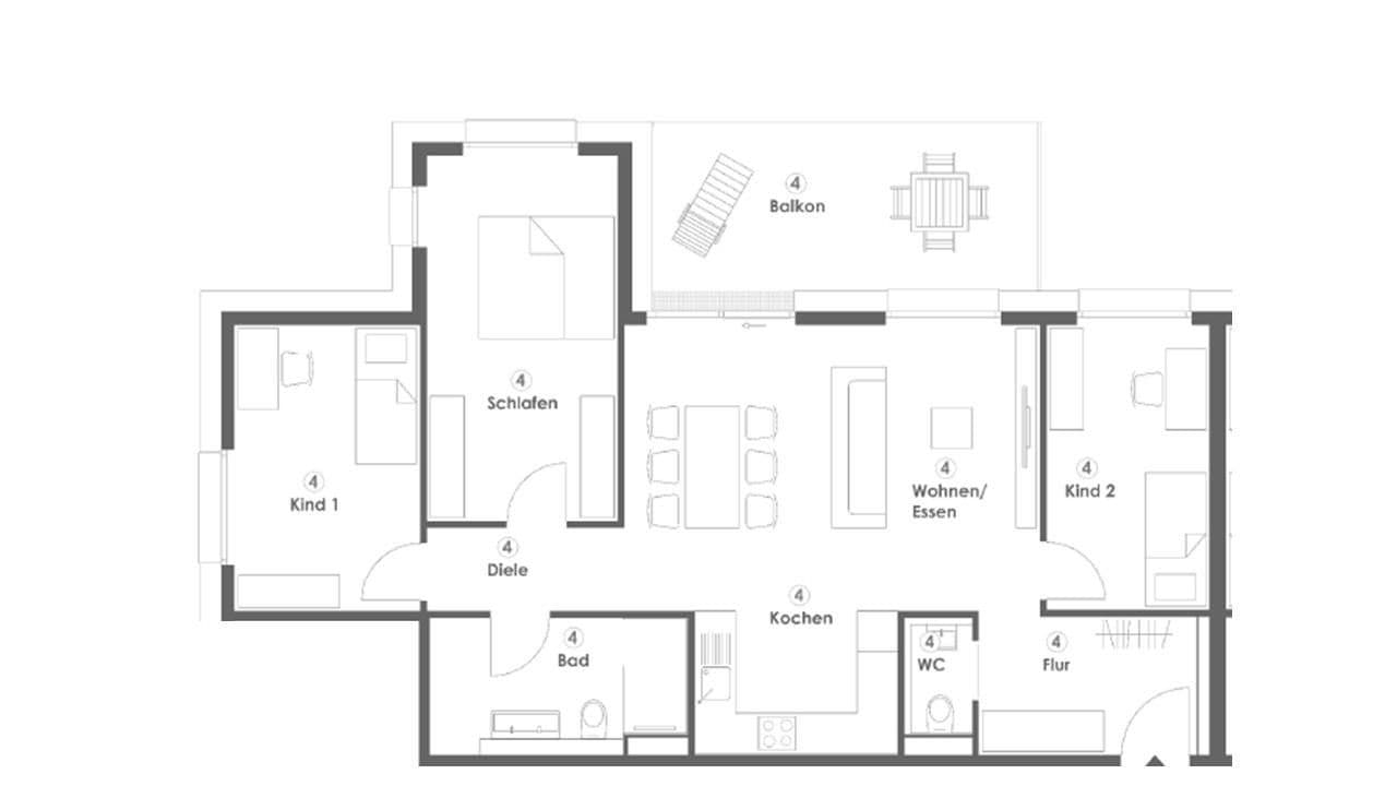 4 bedroom flat to rent, 97 m², Dornbirnerstr 4, Feuerbach, Baden-Württemberg 4 bedroom flat to rent, 97 m², Dornbirnerstr 4, Feuerbach, Baden-Württemberg
