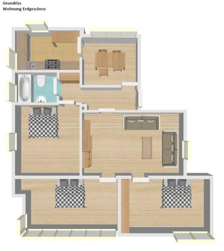 5 bedroom flat to rent, 118 m², Backnang, Baden-Württemberg 5 bedroom flat to rent, 118 m², Backnang, Baden-Württemberg