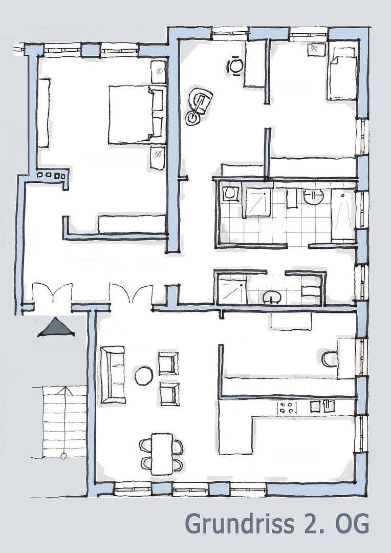 4 bedroom flat to rent, 146 m², Dresden, Saxony 4 bedroom flat to rent, 146 m², Dresden, Saxony