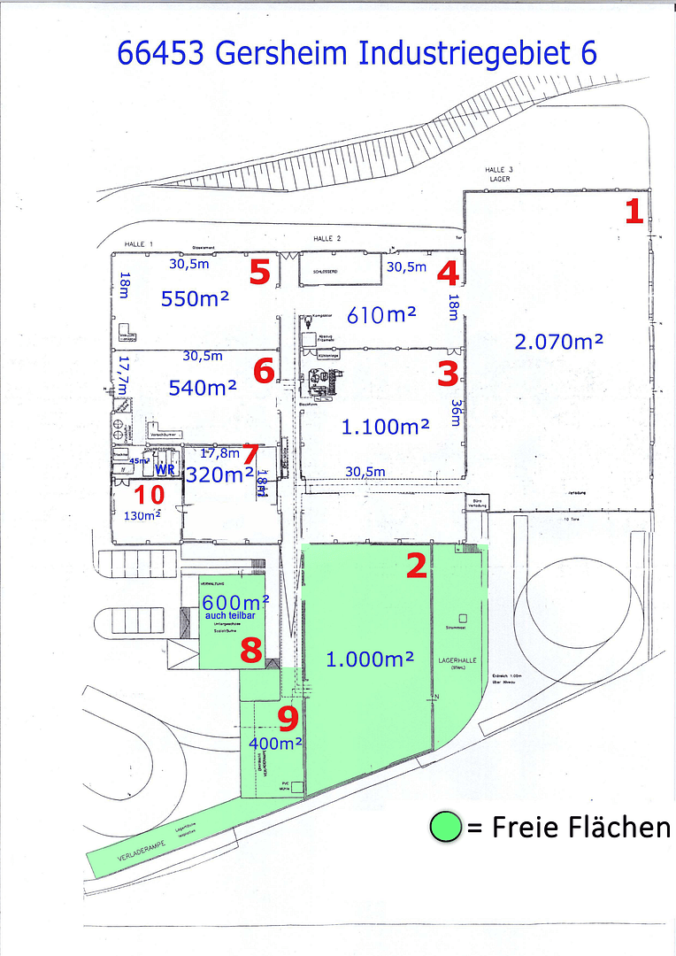 non-residential property to rent, 1,000 m², Industriegebiet 6, Saarbrücken, Saarland non-residential property to rent, 1,000 m², Industriegebiet 6, Saarbrücken, Saarland