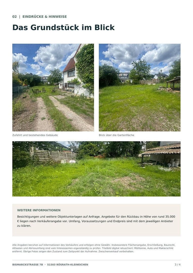 plot for sale, 813 m², Bismarckstraße 7b, Rösrath, North Rhine-Westphalia plot for sale, 813 m², Bismarckstraße 7b, Rösrath, North Rhine-Westphalia