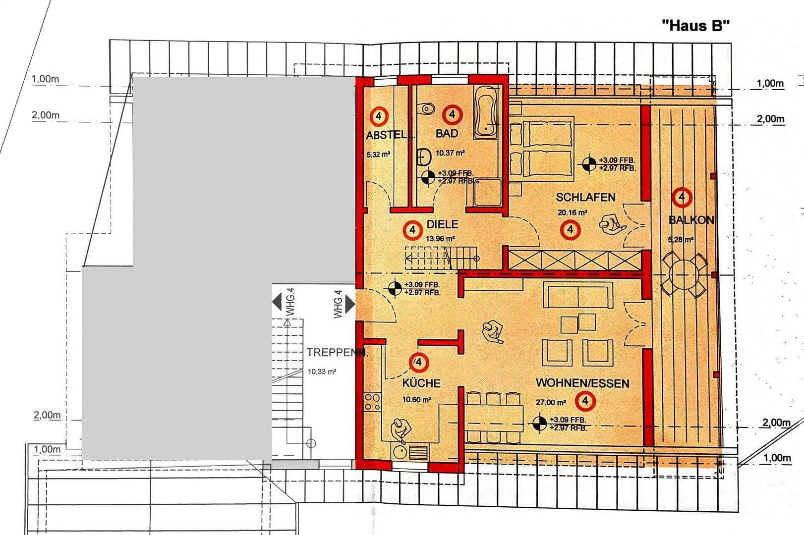 3 bedroom flat to rent, 116 m², Bad Säckingen, Baden-Württemberg 3 bedroom flat to rent, 116 m², Bad Säckingen, Baden-Württemberg