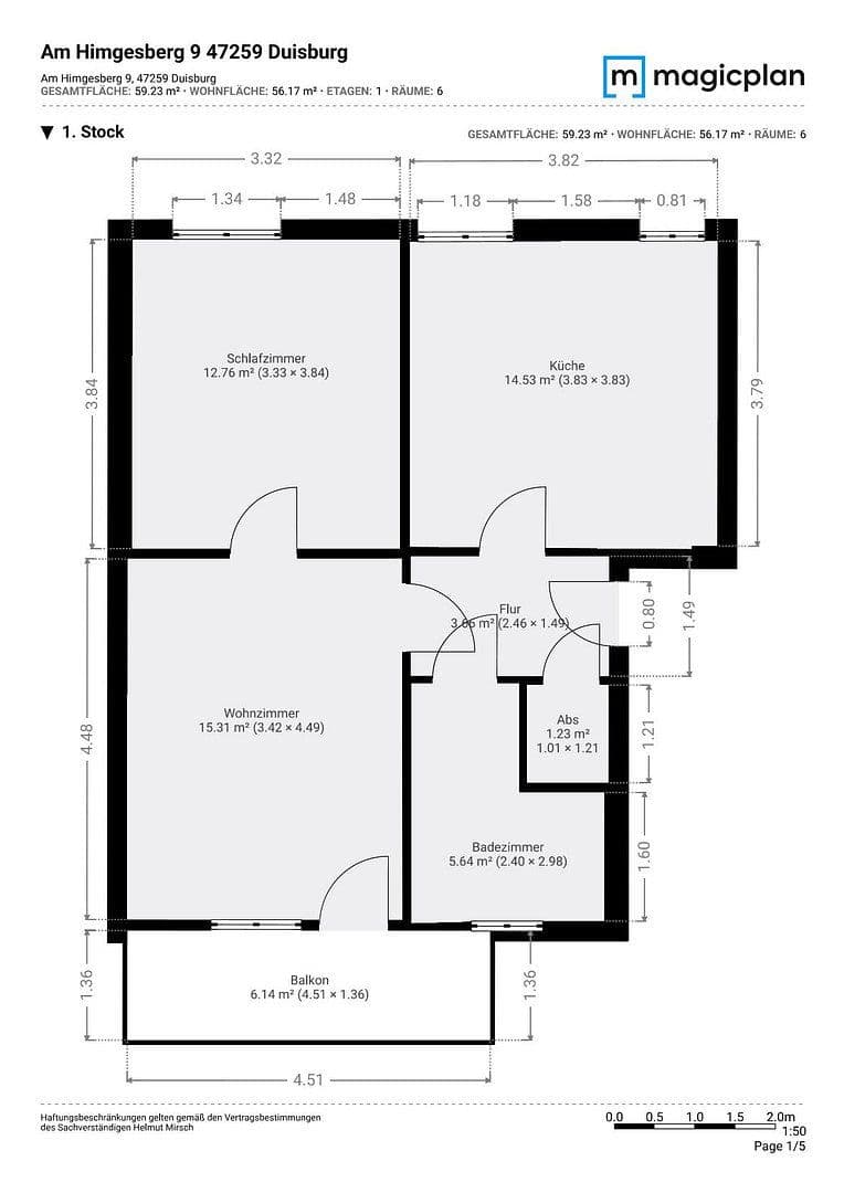 2 bedroom flat to rent, 56 m², Am Himgesberg 9, Duisburg, North Rhine-Westphalia 2 bedroom flat to rent, 56 m², Am Himgesberg 9, Duisburg, North Rhine-Westphalia