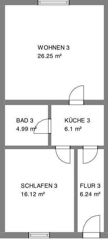 2 bedroom flat to rent, 49 m², Levin 8, Dargun, Mecklenburg-Vorpommern 2 bedroom flat to rent, 49 m², Levin 8, Dargun, Mecklenburg-Vorpommern