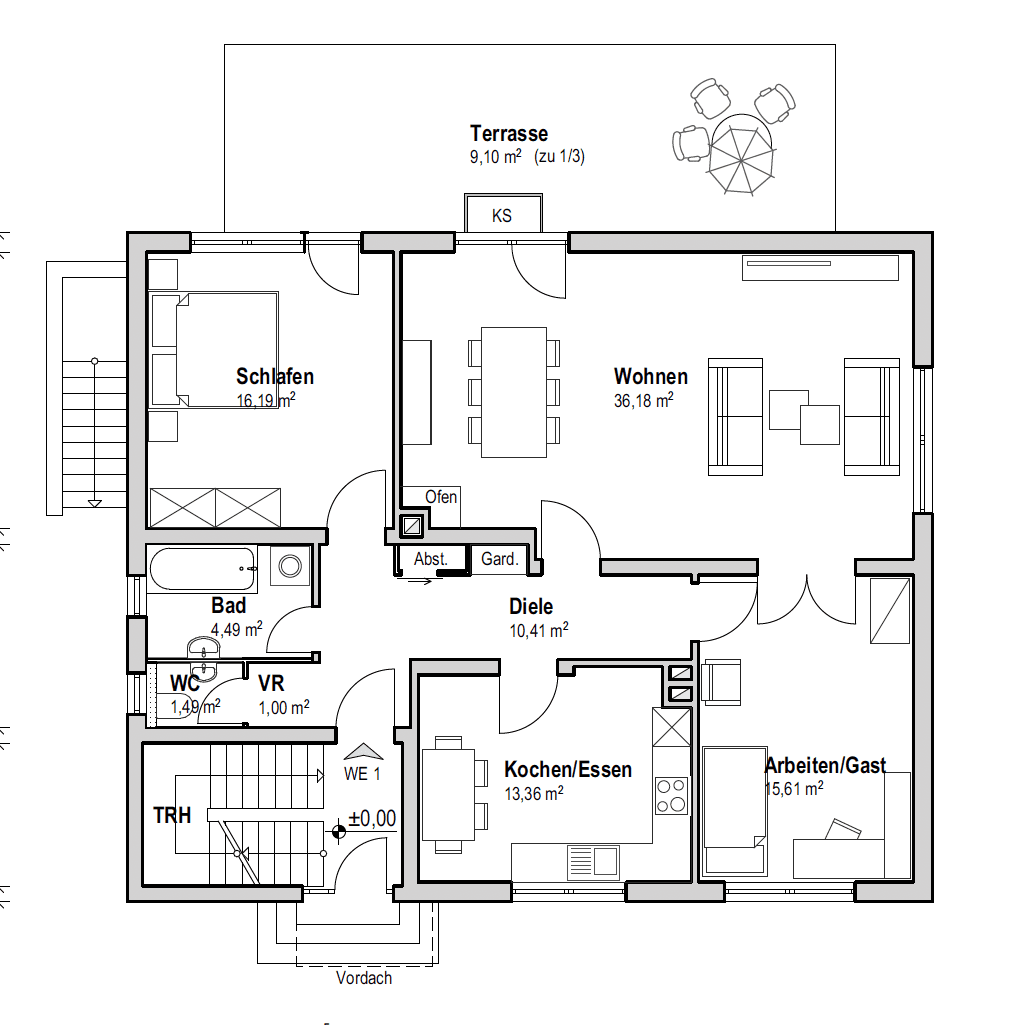 3 bedroom flat to rent, 105 m², Kleinostheim, Bavaria 3 bedroom flat to rent, 105 m², Kleinostheim, Bavaria