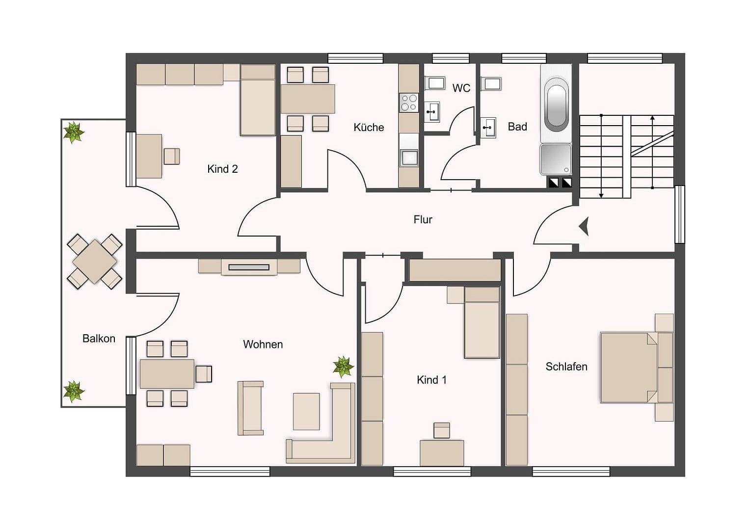4 bedroom flat to rent, 118 m², Wunstorf, Lower Saxony 4 bedroom flat to rent, 118 m², Wunstorf, Lower Saxony