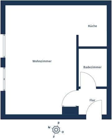 1 bedroom flat to rent, 26 m², Staffelstraße 4, Stuttgart, Baden-Württemberg 1 bedroom flat to rent, 26 m², Staffelstraße 4, Stuttgart, Baden-Württemberg