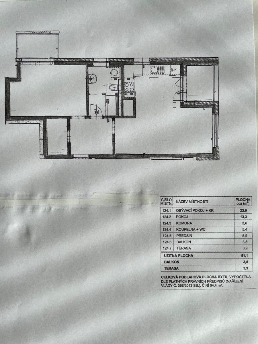 1 bedroom with open-plan kitchen flat to rent, 51 m², Šternovská, Prague, Prague 1 bedroom with open-plan kitchen flat to rent, 51 m², Šternovská, Prague, Prague