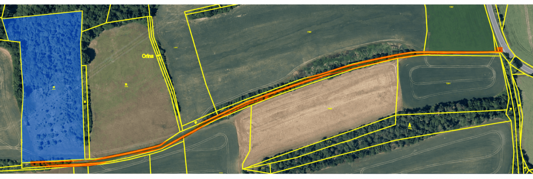 plot for sale, 22,542 m², Korno, Středočeský Region plot for sale, 22,542 m², Korno, Středočeský Region