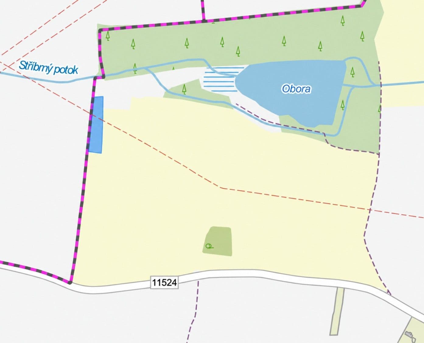 plot for sale, 5,973 m², Liteň, Středočeský Region plot for sale, 5,973 m², Liteň, Středočeský Region